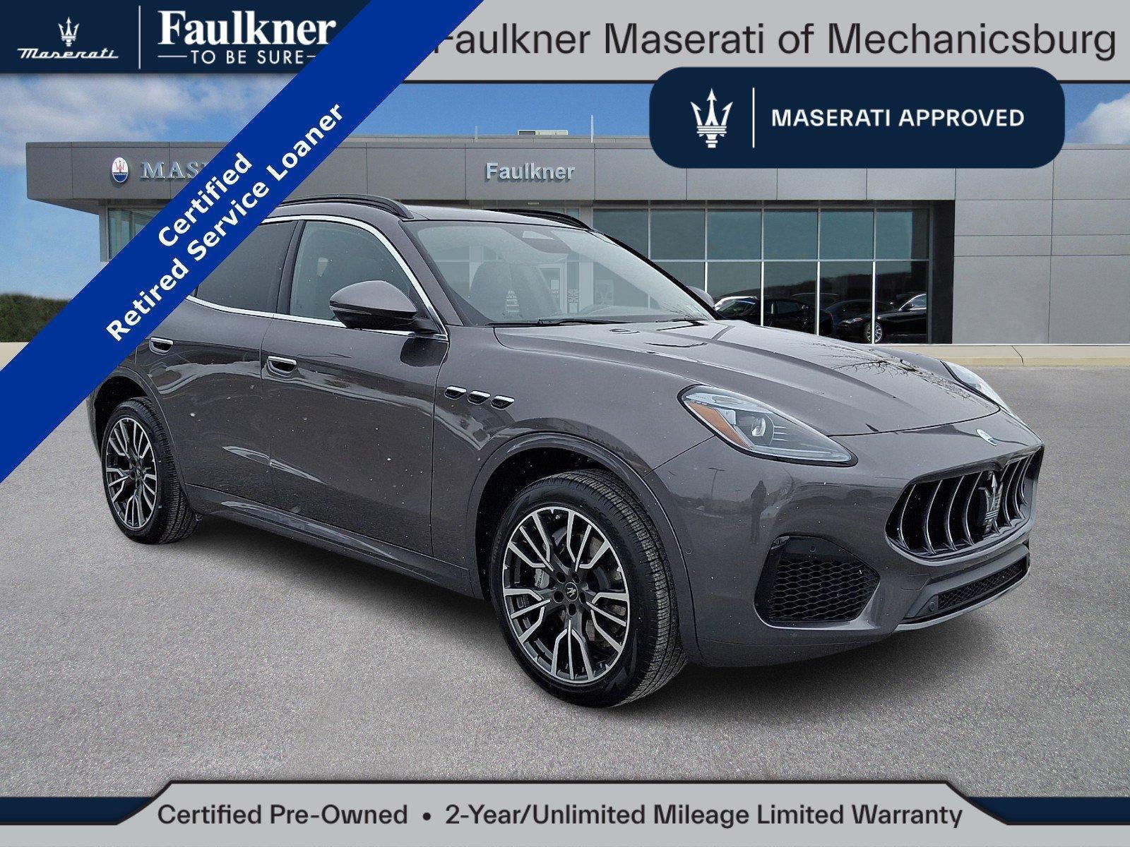2025 Maserati Grecale AWD in Grigio Lava Metallic — front three-quarter view