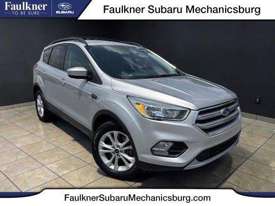 2017 Ford Escape SE 4WD in Ingot Silver Metallic — front three-quarter view