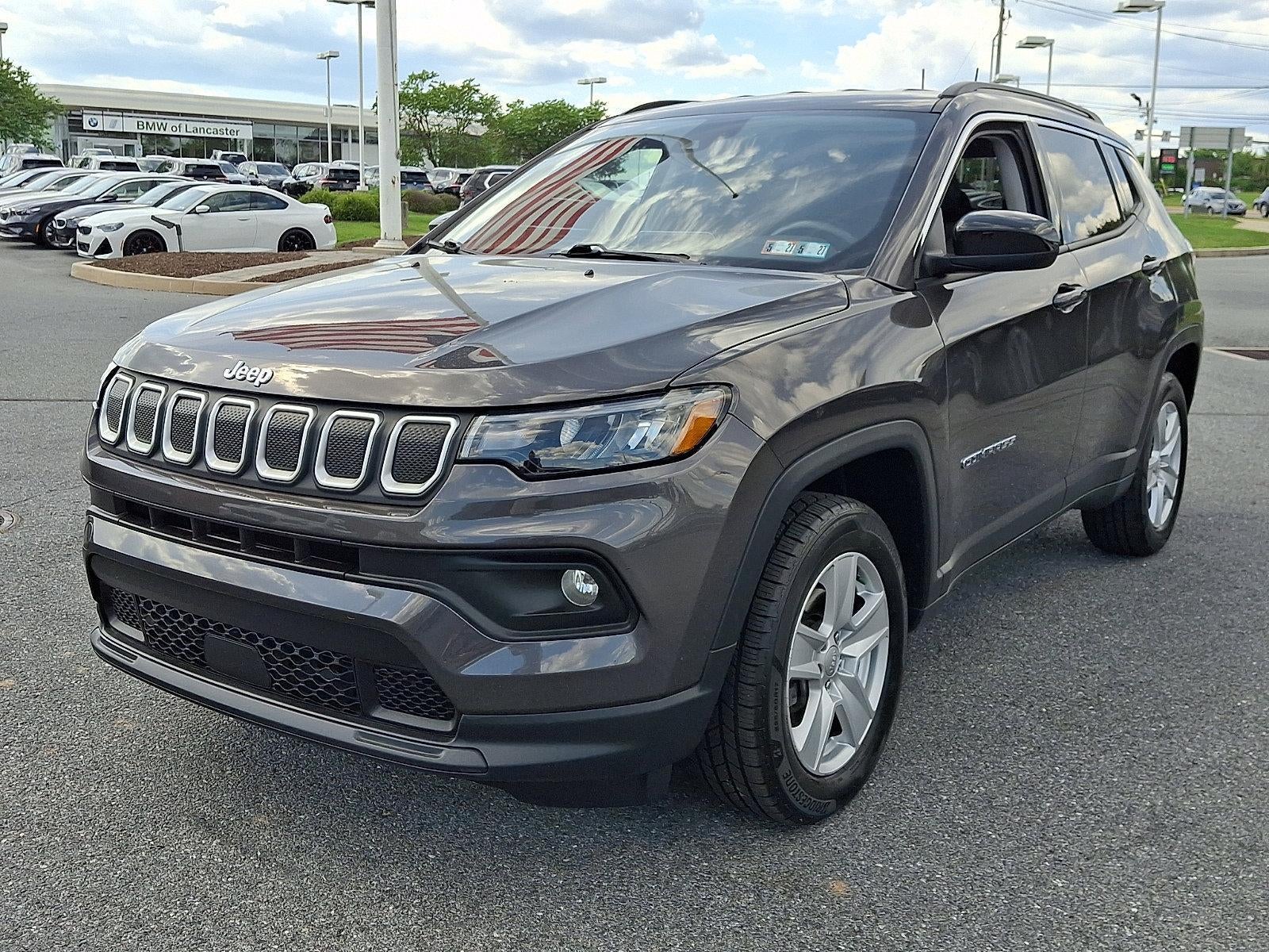 2022 Jeep Compass — rear three-quarter view