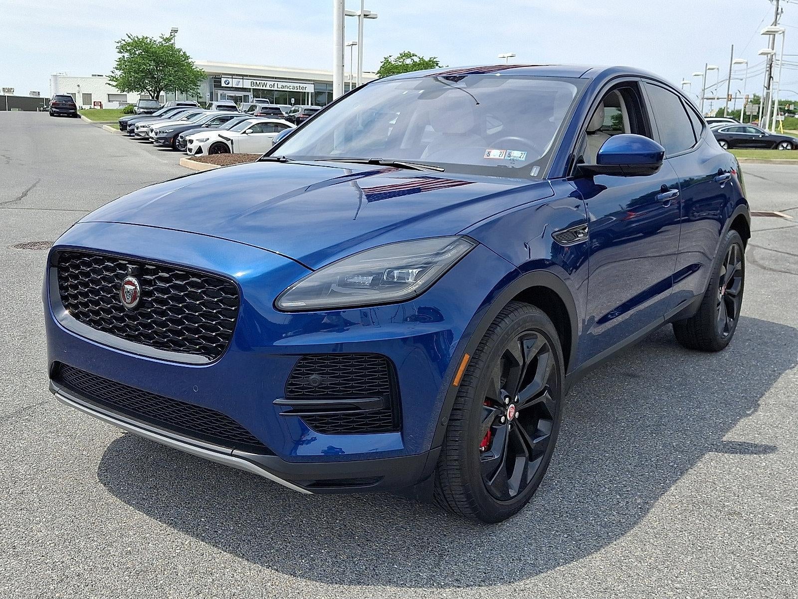 2021 Jaguar E-PACE — rear three-quarter view
