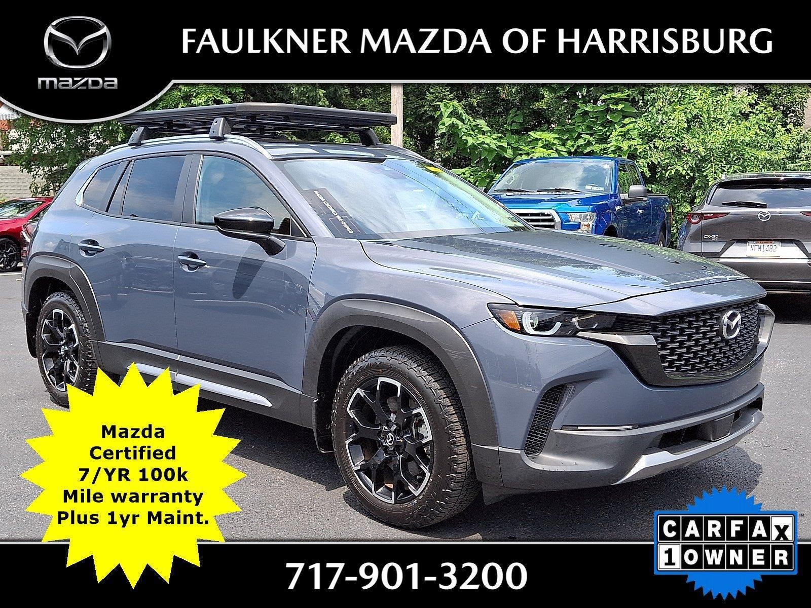 2024 Mazda Mazda CX-50 2.5 Turbo Meridian Edition AWD in Polymetal Gray Metallic — front three-quarter view