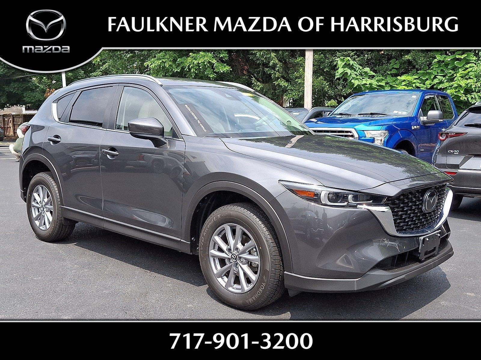 2023 Mazda Mazda CX-5 2.5 S Select Package AWD in Machine Gray Metallic — front three-quarter view