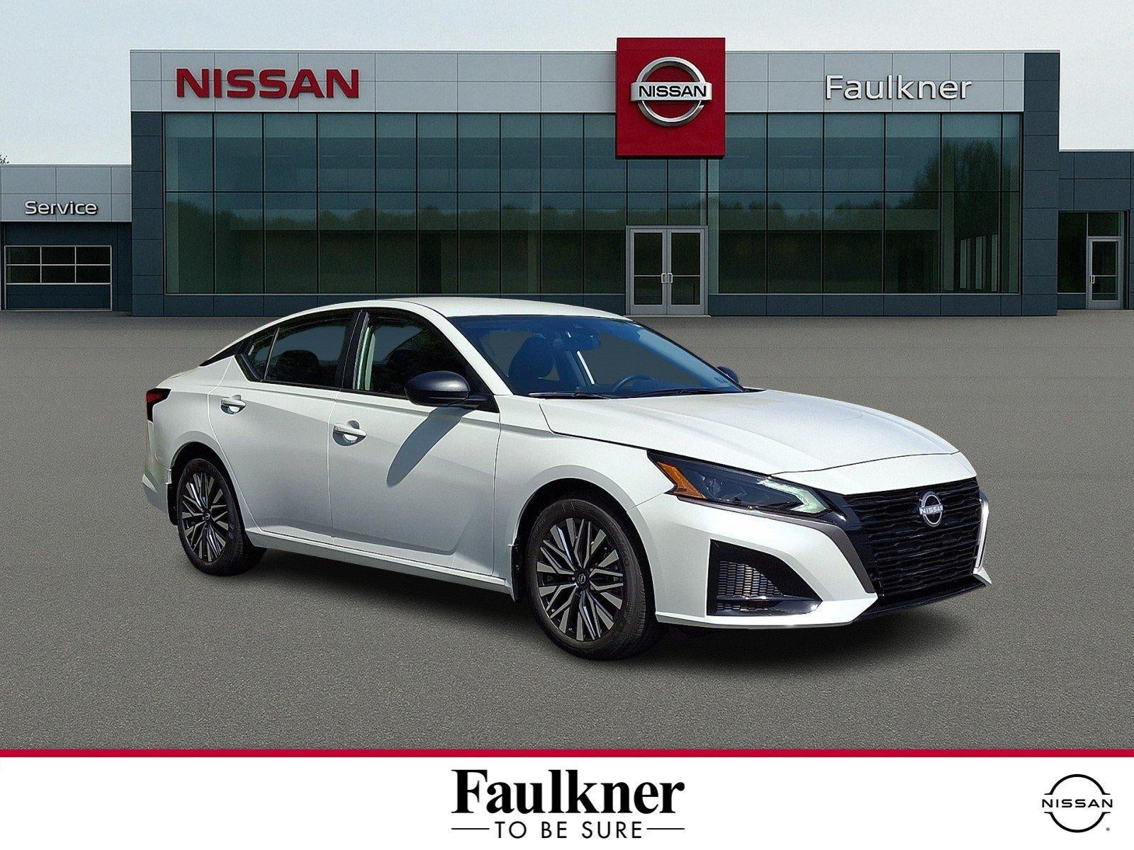 2026 Nissan Altima SV in Pearl White Tricoat — front three-quarter view