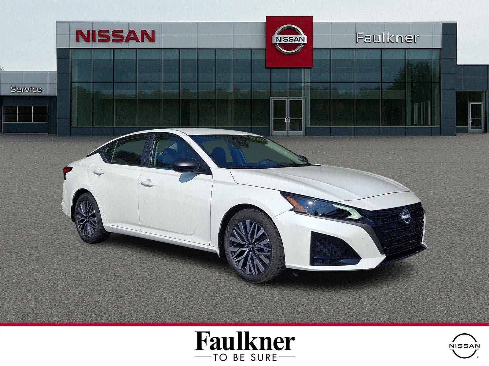 2026 Nissan Altima SV in Pearl White Tricoat — front three-quarter view