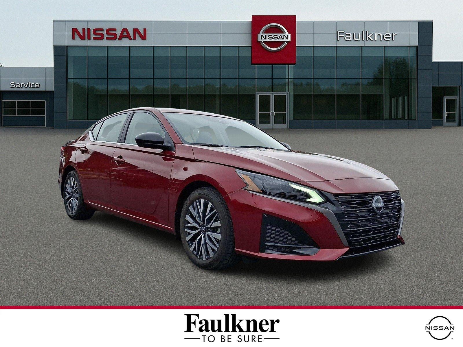 2026 Nissan Altima SV in Scarlet Ember Tintcoat — front three-quarter view