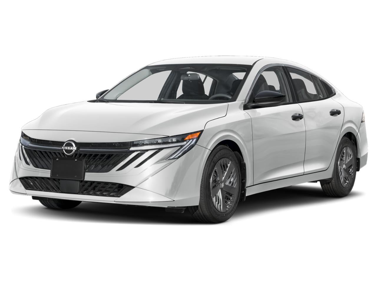 2026 Nissan Sentra S Sedan in Fresh Powder — front three-quarter view