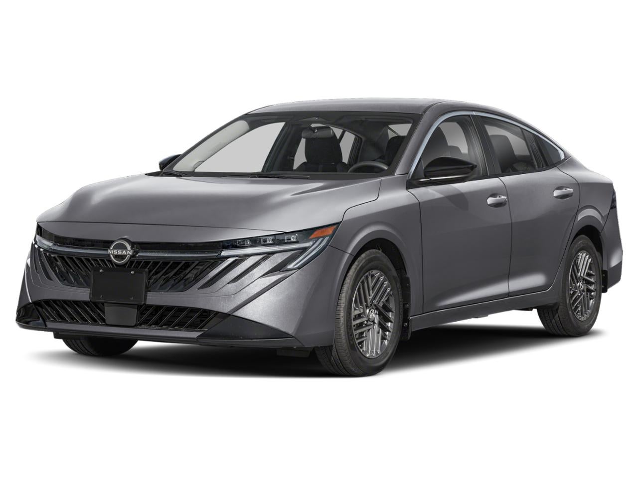 2026 Nissan Sentra SV Sedan in Atlantic Gray Metallic — front three-quarter view