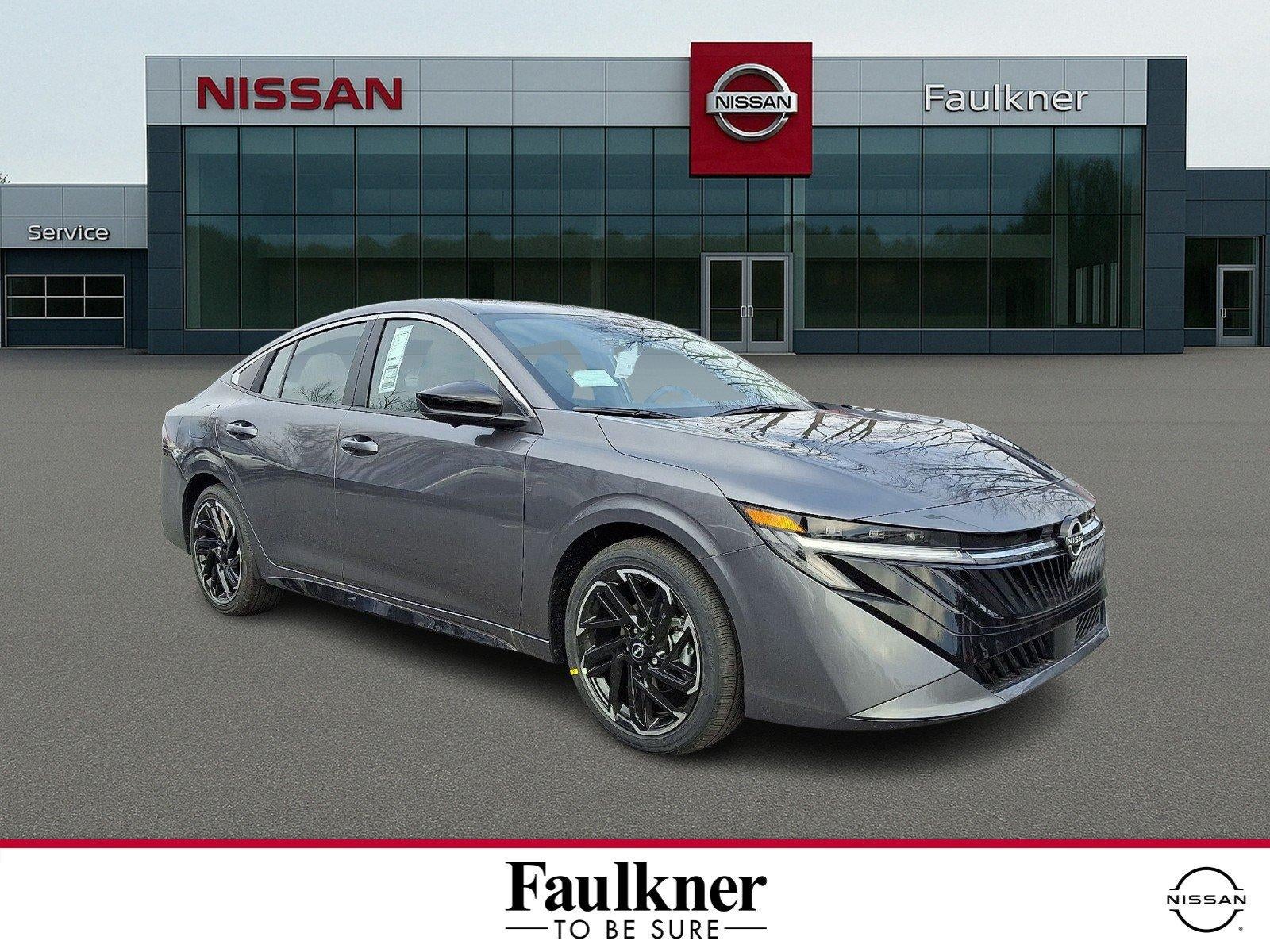 2026 Nissan Sentra SR in Gun Metallic — front three-quarter view