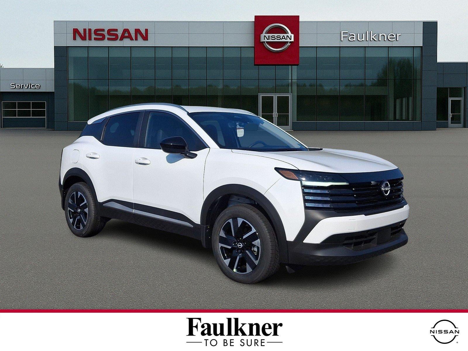 2026 Nissan Kicks SV in Fresh Powder — front three-quarter view