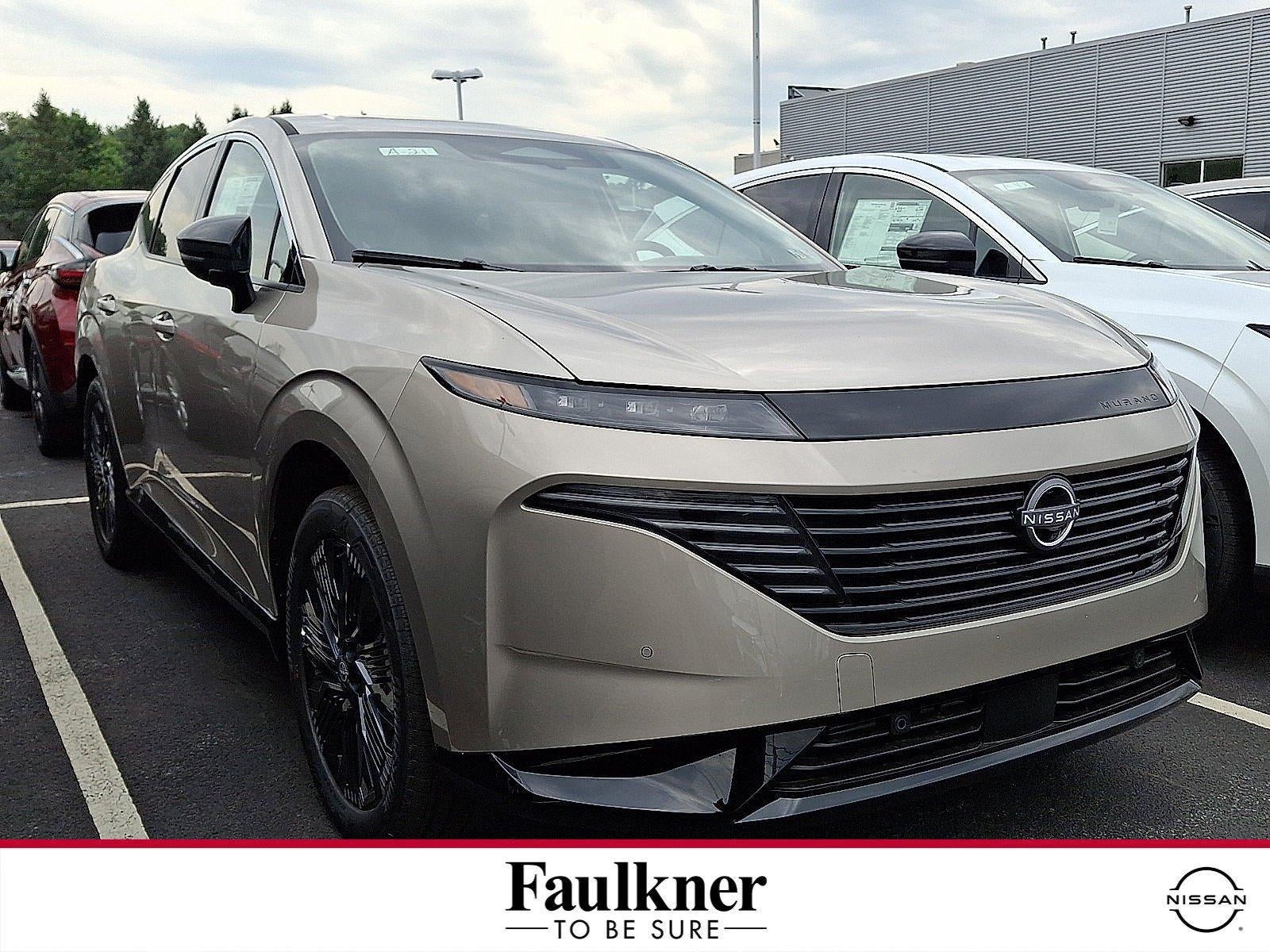 2026 Nissan Murano AWD Platinum in Champagne Silver Metallic — front three-quarter view
