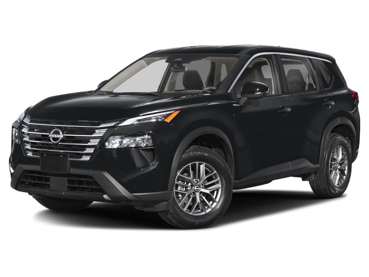 2026 Nissan Rogue AWD S *Ltd Avail* in Super Black — front three-quarter view