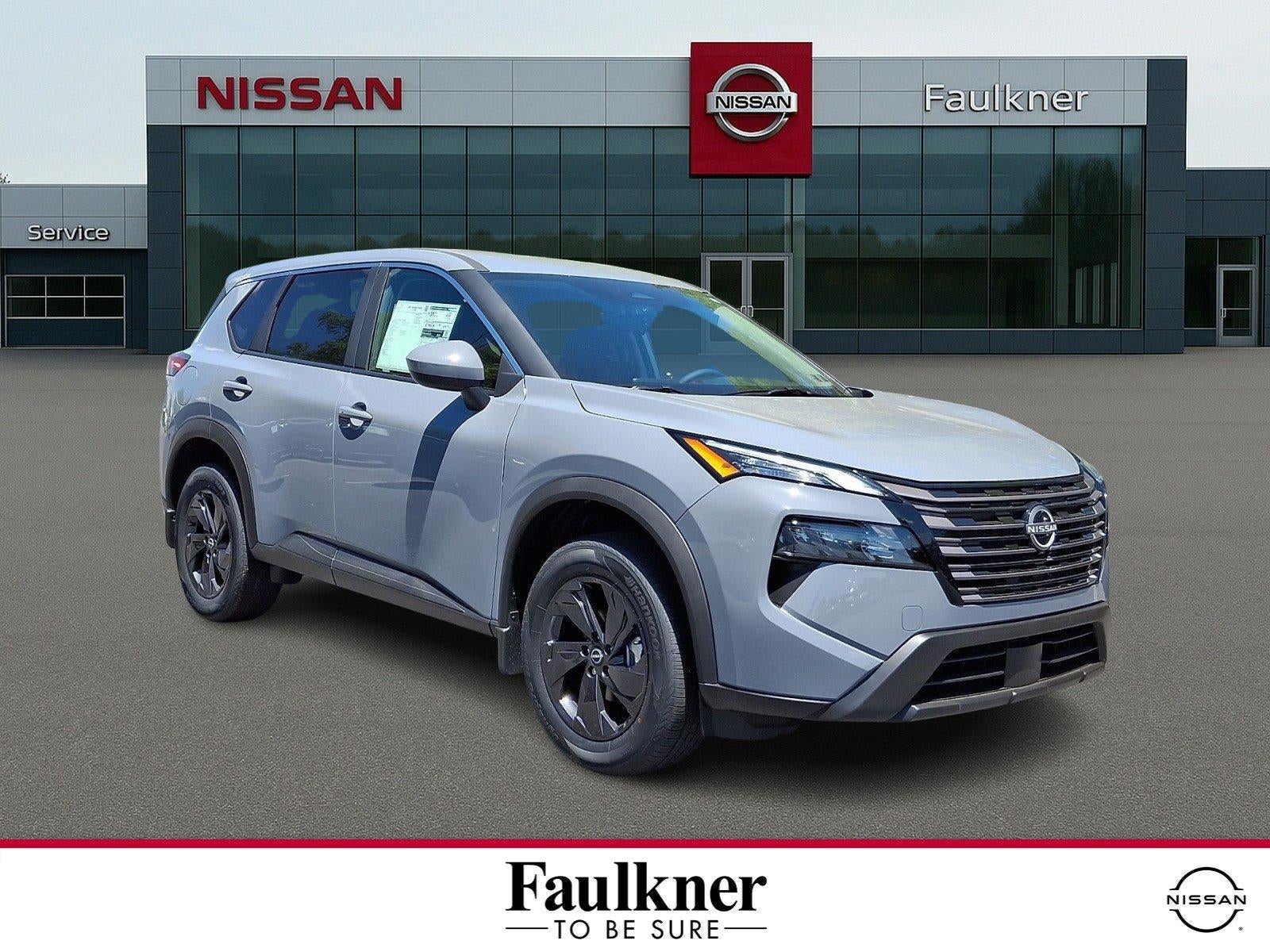2026 Nissan Rogue SV in Boulder Gray Pearl — front three-quarter view