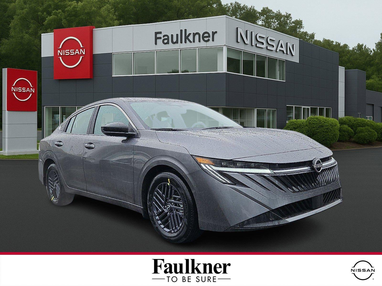 2026 Nissan Sentra SV in Gun Metallic — front three-quarter view
