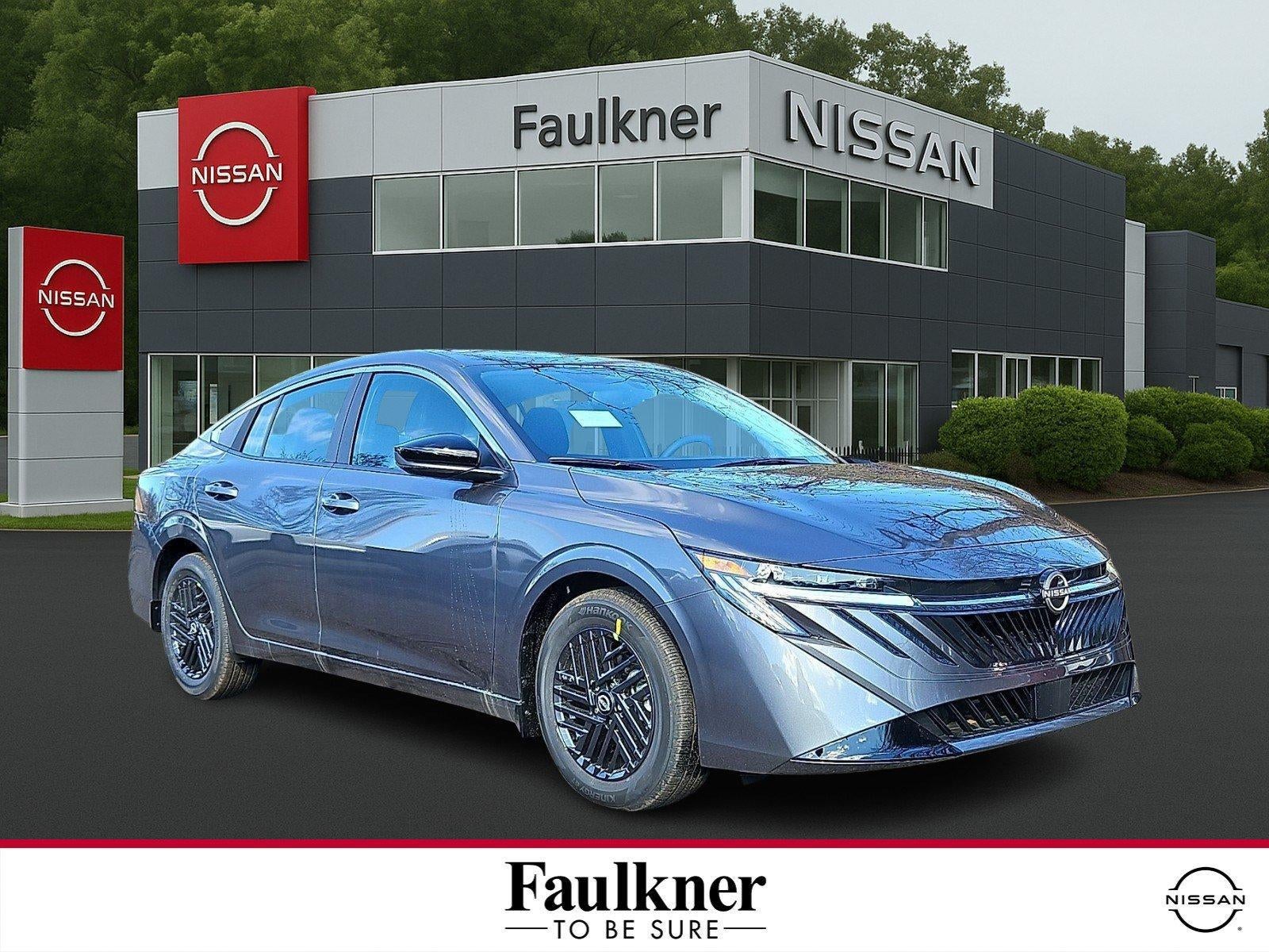 2026 Nissan Sentra SV in Gun Metallic — front three-quarter view
