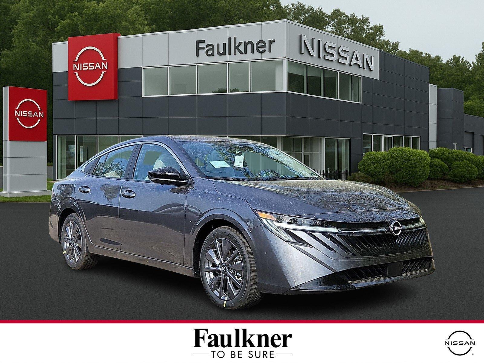 2026 Nissan Sentra SL in Gun Metallic — front three-quarter view