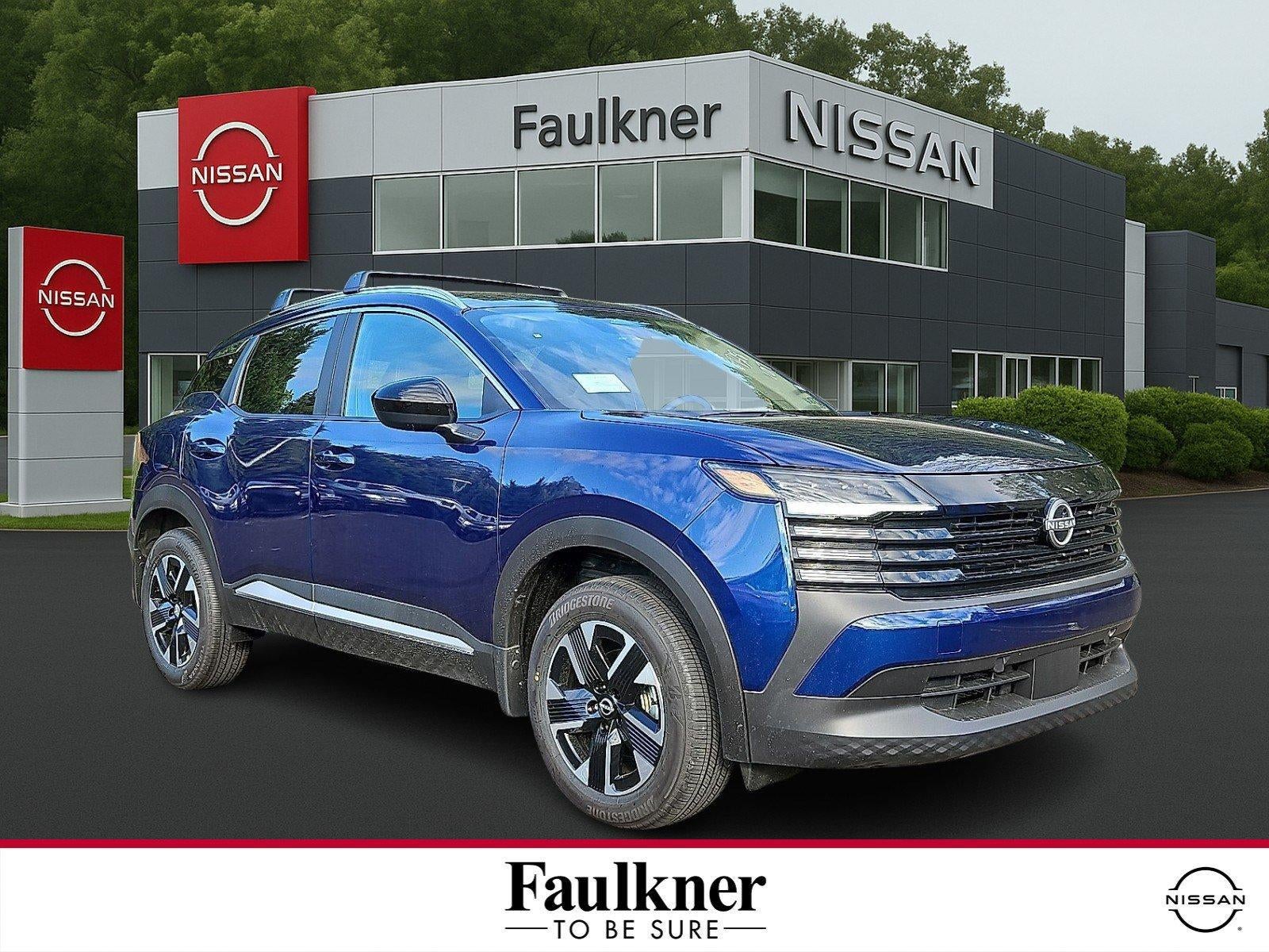 2026 Nissan Kicks SV AWD in Deep Blue Pearl — front three-quarter view