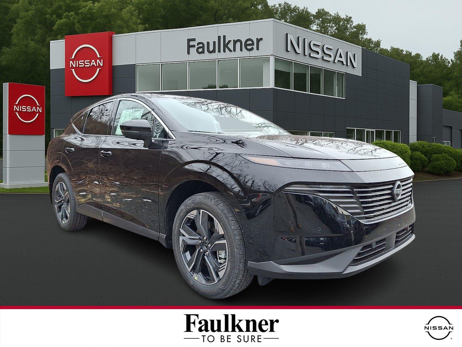 2026 Nissan Murano SL in Super Black — front three-quarter view