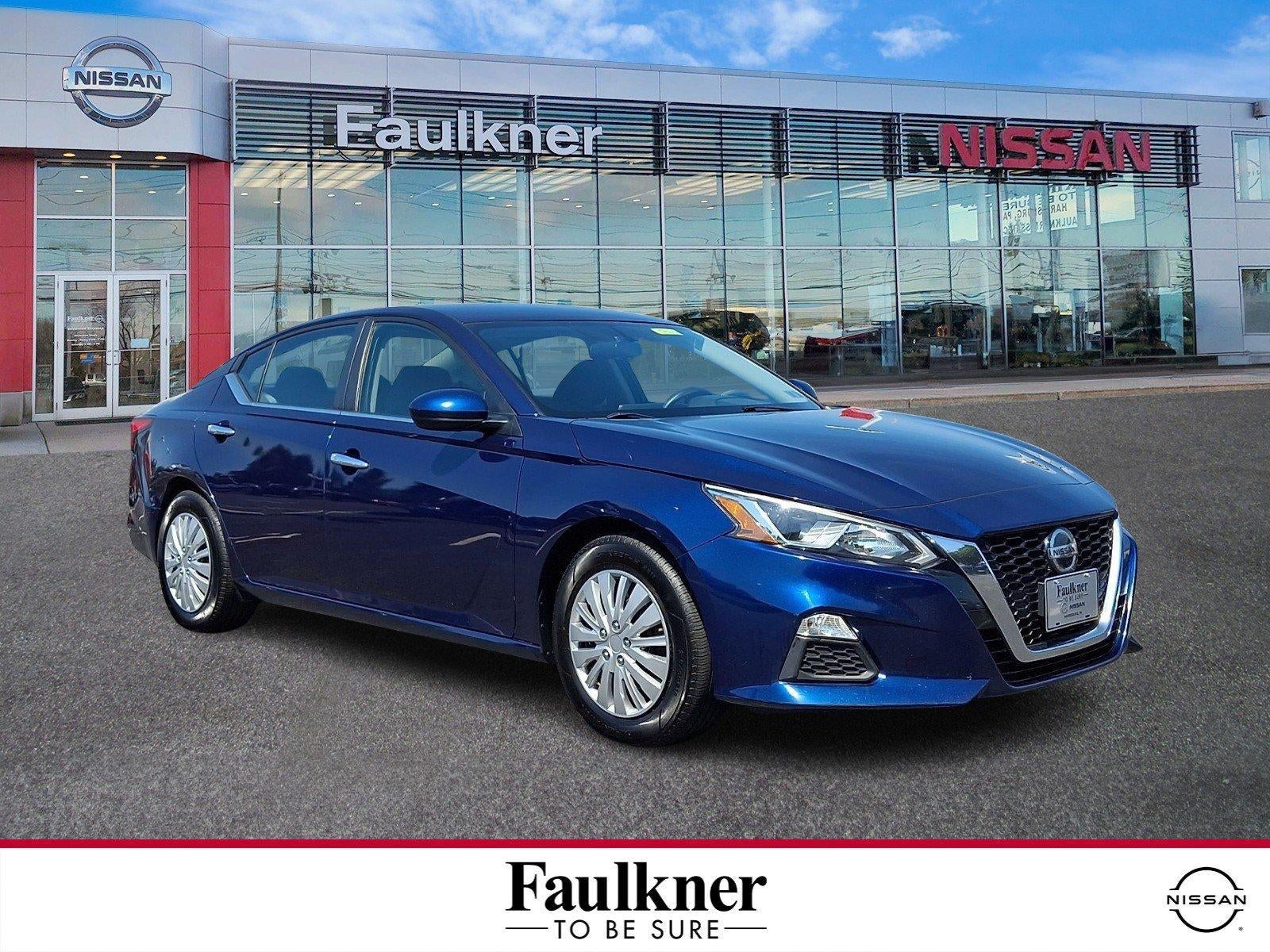 2020 Nissan Altima 2.5 S Sedan in Deep Blue Pearl — front three-quarter view