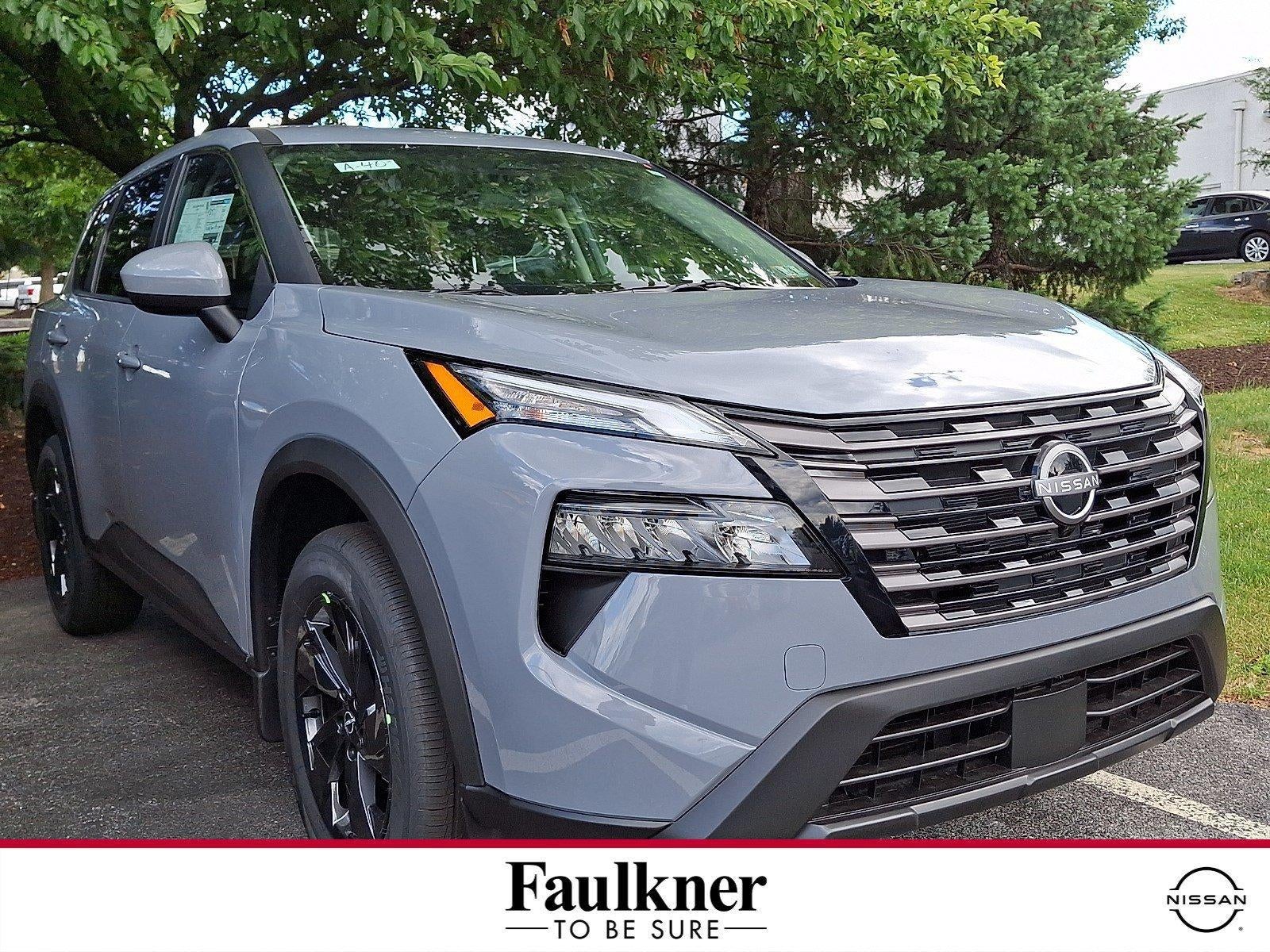2026 Nissan Rogue SV in Boulder Gray Pearl — front three-quarter view
