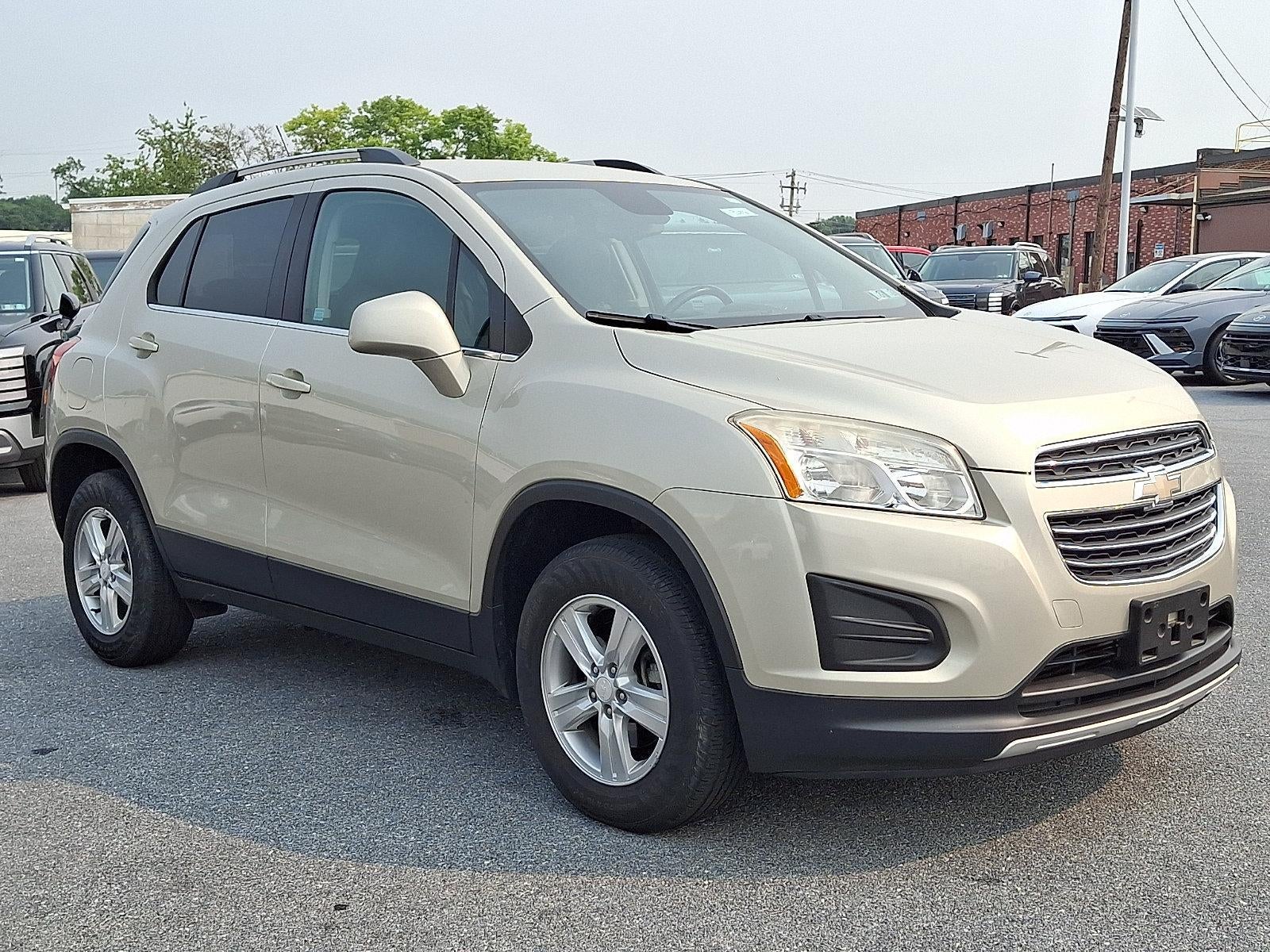 2016 Chevrolet Trax — rear three-quarter view