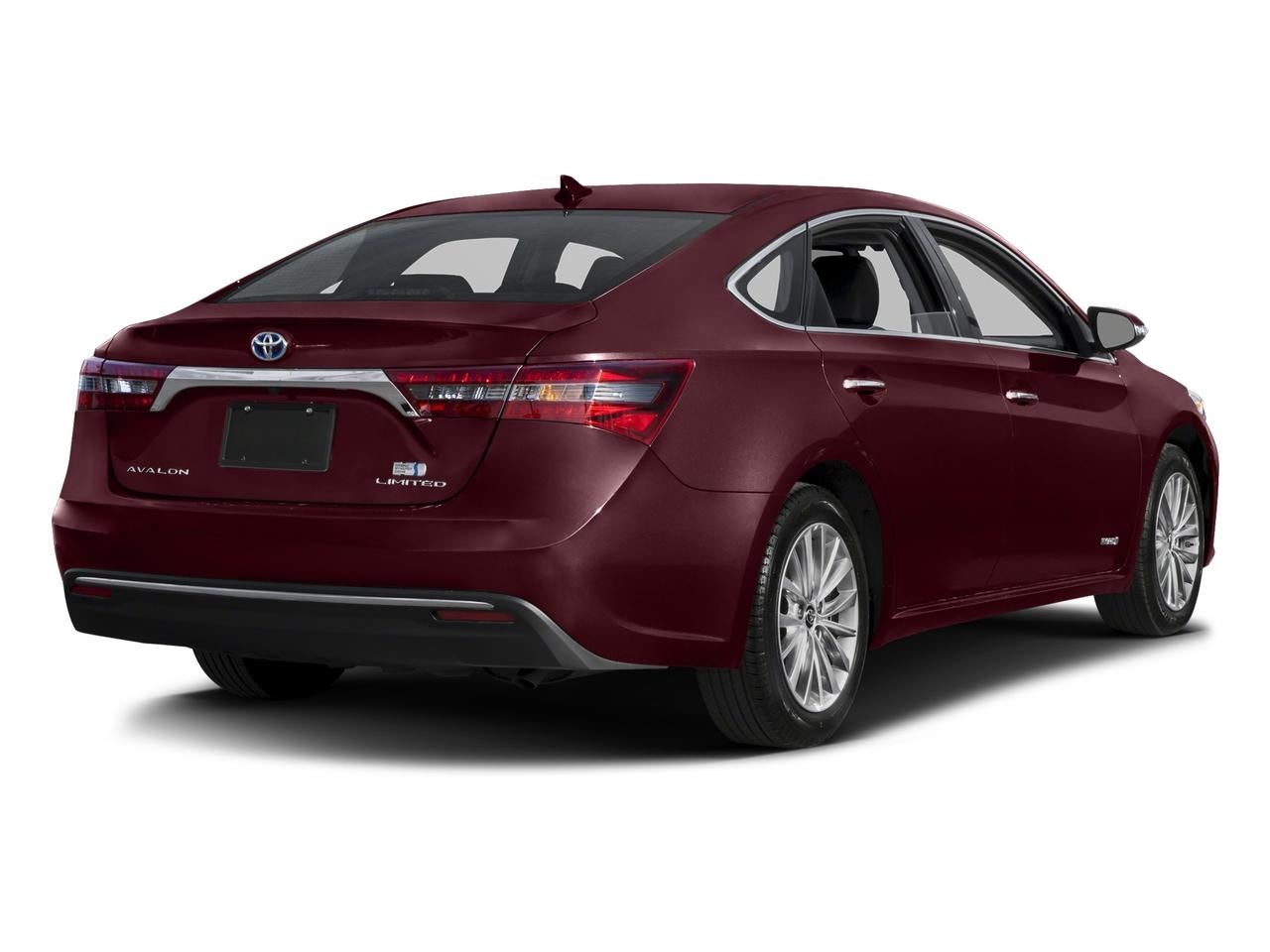 2016 Toyota Avalon Hybrid — rear three-quarter view