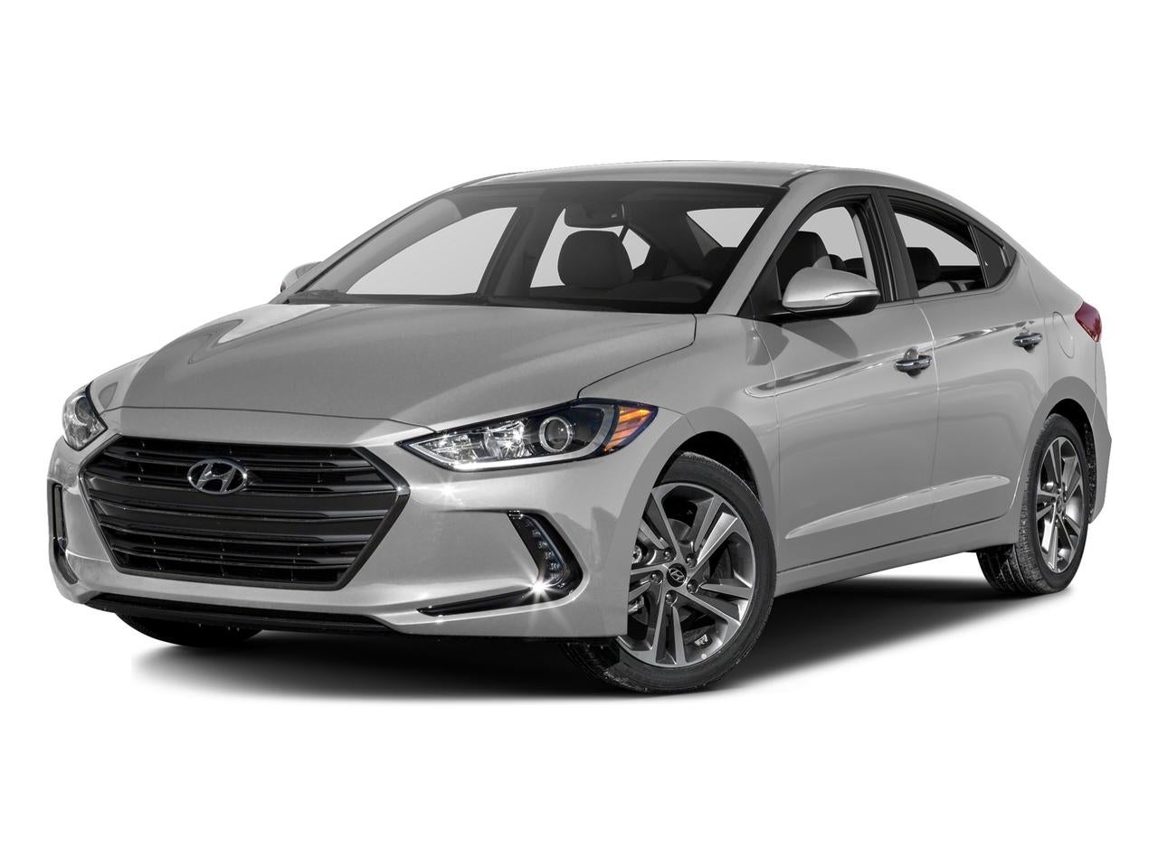 2017 Hyundai ELANTRA Limited in Symphony Silver — front three-quarter view